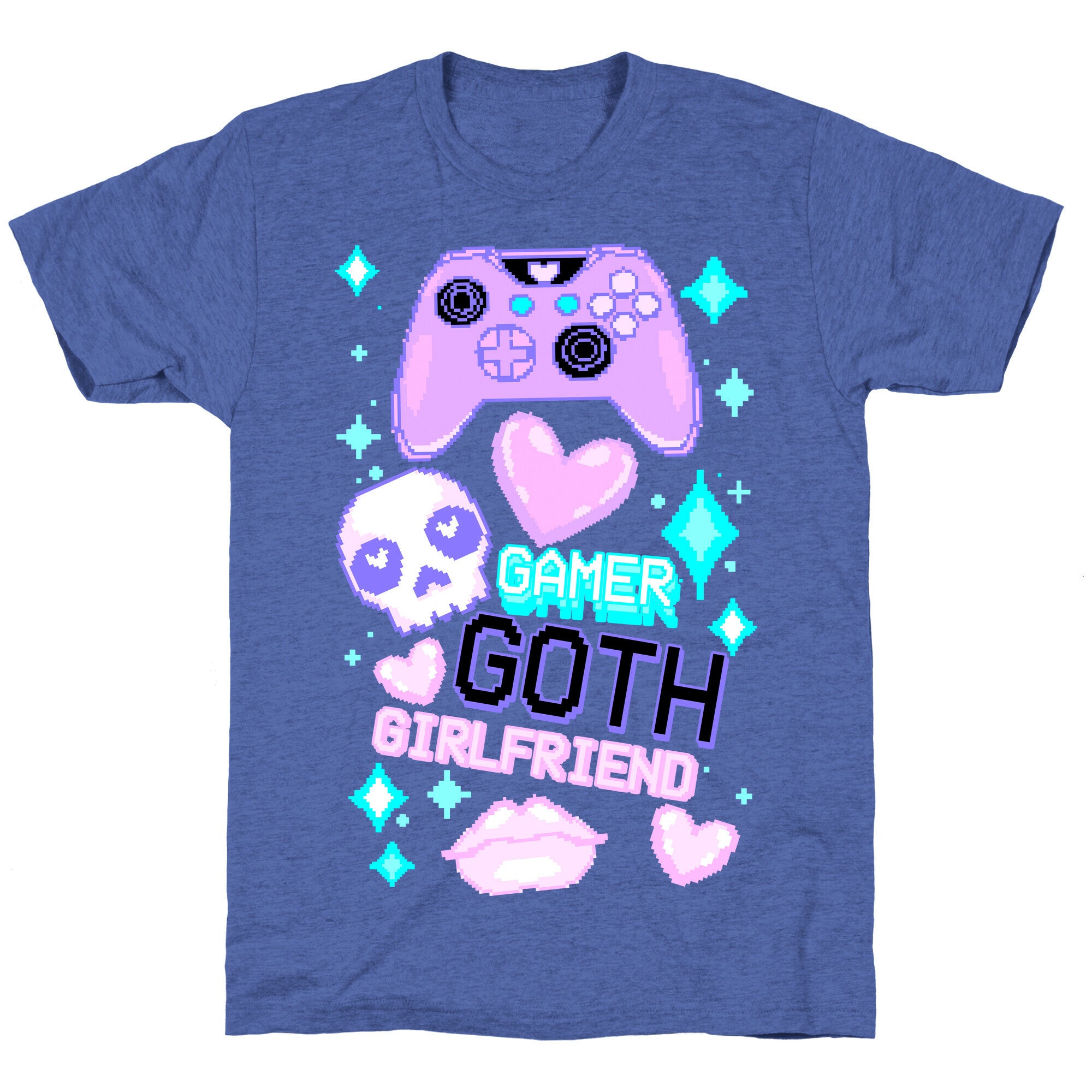 Gamer Goth Girlfriend Unisex Triblend Tee